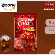 Roshan fizzy voom cola hard candy with cola filling ( 1kg, 500g, 250g)