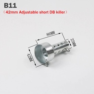 Universal Motorcycle 35mm 42mm 45mm 48mm 60mm DB Killer Exhaust Can Muffler Insert Baffle DB Killer 