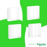 Schneider Avataron Switches 1 Gang/2 Gang/3 Gang/4 Gang (1 Way & 2 Way) , White Color