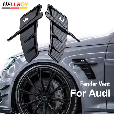 Car Fender Vents For AUDI Q5 SQ5 A6 C6 A3 8V A4 B8 A5 A7 Sline S3 S4 S5 S6 Side Wing Sports Trims St