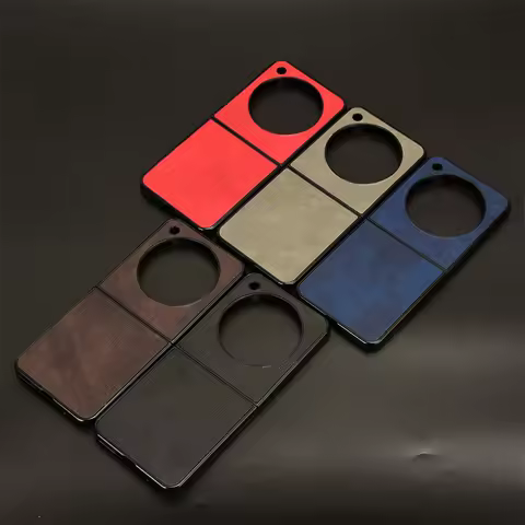 For ZTE Nubia Flip 5G Case Luxury Litchi Striae PU Leather Hard Back Cover For ZTE Libero Flip 5G Ph