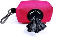Joyride Harness Poop Bag Dispenser - 1 Additional Roll of Premium 9”x13” Poop Bags Included, D-Clip 