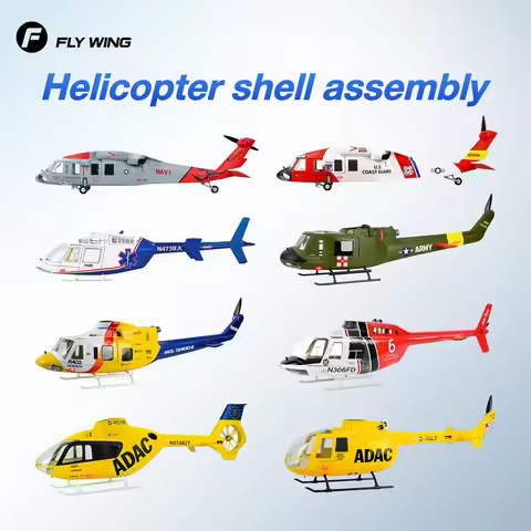 FLYWING Class 470 Black Hawk RC Helicopter MH-60 MH-60R Simulation Remote Control Model Helicopter S