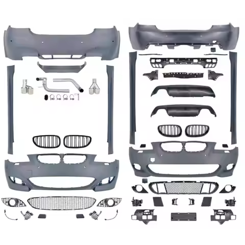 Body Kit for BMW 5 Series E60 2004-2010 Modified M5 MT M2C Front Rear Bumper Assembly Side Skirt Tai
