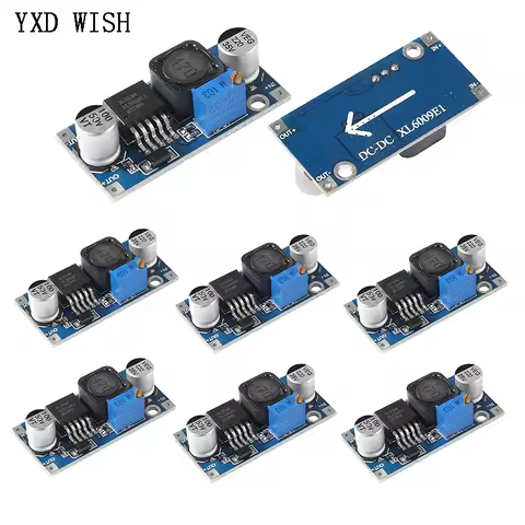 10pcs XL6009 Boost Buck DC-DC Adjustable Step-Up Converter XL6009 Module Solar Voltage DC DC Boost C