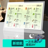 Q5MJ LED Luminous Display Card Table Card Acrylic Light Box Color-changing Colorful Table Sign Order