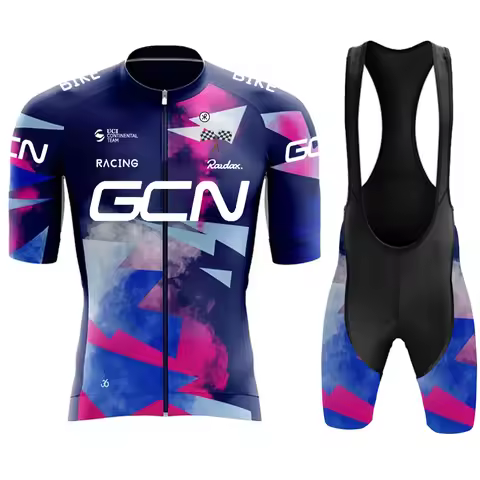 2024 RAUDAX GCN New Bicycle Set for Men's Summer Road Cycling Short Sleeves Cycling Jersey MTB Breat