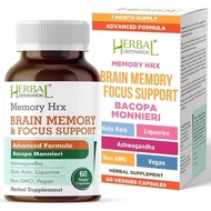 Memory Hrx - Brain Supplement Support Cognitive Function Improves Memory and Focus, Brain Vitamins a