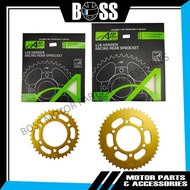 [AJI RACING] 428 GOLD YAMAHA Y15ZR/Y16ZR/FZ150 Rear Sproclet Spoket Belakang (37T-46T)