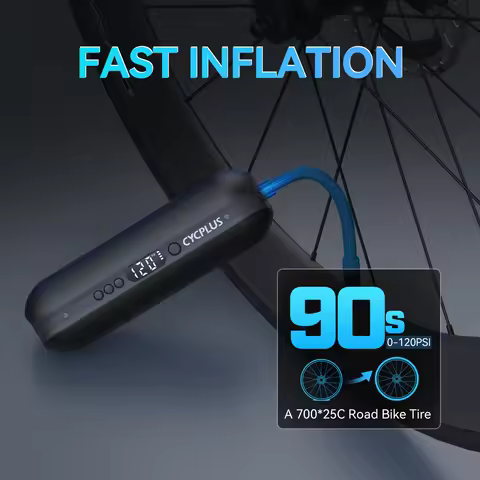 CYCPLUS A2 Air Compressor Wireless Bicycle Pump for Car Tire High Pressure 150psi Portable Smart Air