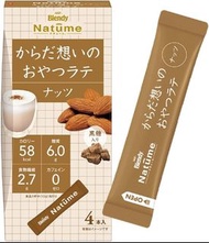(訂購) 日本 AGF Blendy Natume 即沖 杏仁奶拿鐵棒 4 條 (3 盒裝)
