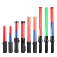 Battery or rechargeable LED traffic light warning light traffic baton flashing light signal light Tr