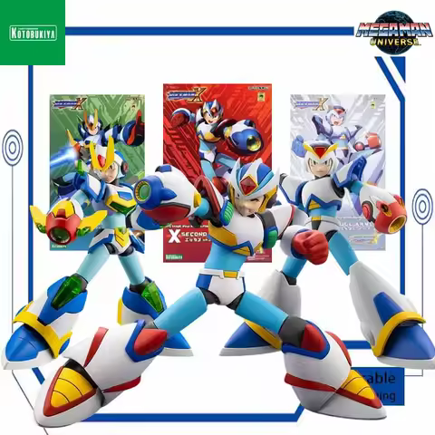 Mega Man X Second Armor Kotobukiya 1/12 Scale X2 Model Kit Interchangeable Armor Charge Shot Effect 