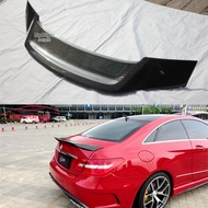 W207 C207 Carbon Fiber / FRP Trunk Spoiler R Style Wing For Mercedes E Class Coupe 2010 - 2016 E200 