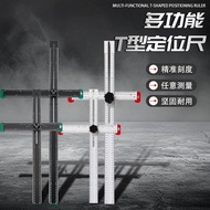 Multifunctional Combination Square Ruler Universal T-Shaped Ruler Woodworking Tool Aluminum Alloy 60