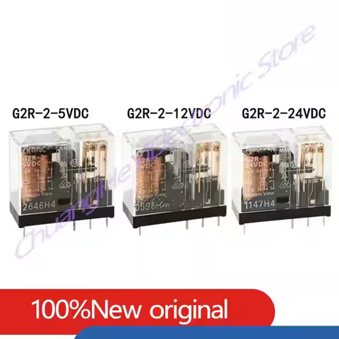 10Pcs/Lot Relay G2R-2-5VDC G2R-2-12VDC G2R-2-24V G2R-2-110VAC G2R-2 12VDC Power Relays 5V/12V/24V 5A