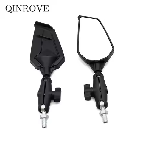 Foldable Motorcycle Mirror ABS 8 10MM Scooter Motocross Rearview Mirror Universal For Honda NC750X H