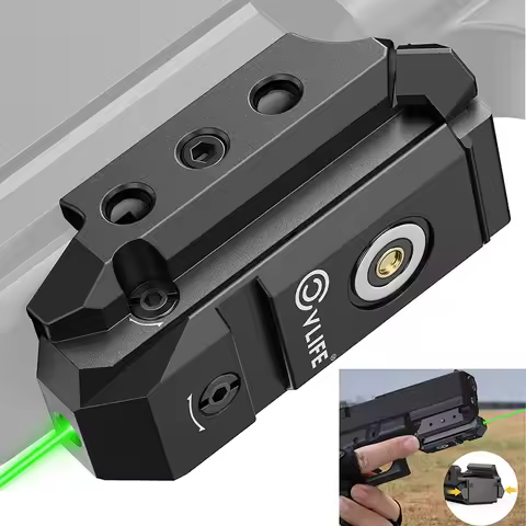 CVLIFE Compact Green Laser Sight Rechargeable for Pistol Upgraded Low-Profile with Magnetic Charging