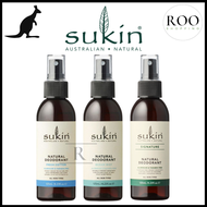 Sukin Natural Deodorant 125ml -Signature/Fresh Cotton/Ocean Mist