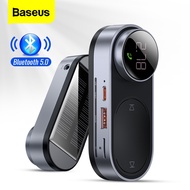 Baseus Solar Car FM Transmitter Magnetic Car Wireless Bluetooth 5.0 Aux Bluetooth Audio MP3 Player Supports TF cards USB disks Solar charging Answer the phone Applicable for most Car with FM radio