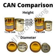 ⌘ ⚓ ✄ ♧ ◊ EMJ Anzahl Silver and Candytone Urethane Paint in 1/4, 1/2 and 3/4 Liter with or without