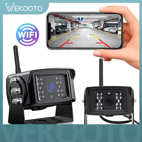 5G Wireless Car DVR Recorder 720P HD Dual Front Rear Camera 50M Long Distance WiFi Transmission Nigh