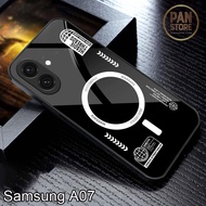 HP Softcase Glass Samsung A07 - Phone Case - Softcase Samsung A07 Luxurious Elegant full cover