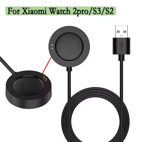 For Xiaomi Watch 2/2pro/S3/S2 Charger 100cm USB Cable Charging Data Charger with Magnetic Dock Power