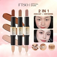 FTSO&IMAGIC 2 In 1 Highlighter Contour Stick Makeup Shadow Highlight Stick