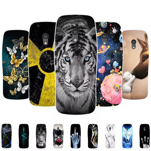 Case For Nokia 3210 2024 Fashion Cute Animal Shockproof Transparent TPU Silicone Phone Cover For Nok