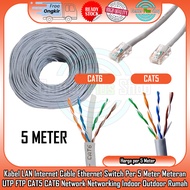 NYK Spectra Per 5 Meter LAN Cable Internet Cable UTP FTP CAT5 CAT6 CAT 5 6 Indoor Outdoor RJ45 Ether