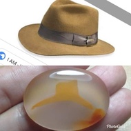 Agate Pendant Agate Agate Agate Pattern Super Antique Cowboy Hat Rare