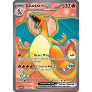Charizard ex 183/165 Full Art Secret Rare Scarlet & Violet 151 Singles Pokemon TCG Trading Card Game