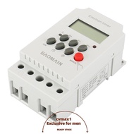 CYMX Digital Timer, 12V 110V Timer Switch, Portable 220V LED 25A Electrical Device Timer Electrician