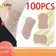 100PCS Antiperspirant Underarm Dress Sticker Pads Armpits Sweat absorbent Pads Deodorant Patch Women