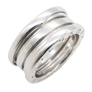 【二手】寶格麗BVLGARI B-zero1 三環戒指 346583 K18WG（白K金）B-zero1 三環戒指 男女通用 二手 A