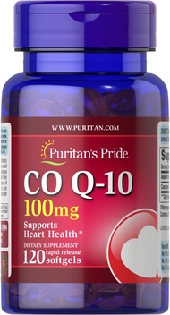 Puritans Pride Q-SORB™ Co Q-10 100 mg 200 mg / 60 Rapid Release Softgels Q10 คิวเท็น