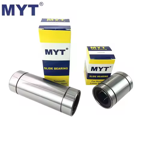 10pcs MYT high precision LM8UU LM10UU LM16UU LM6UU LM12UU LM8LUU 8mm Linear Bushing Bearing for CNC