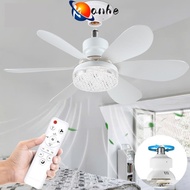 2-in-1 3-color ceiling fan light E27 for bedroom/living room Fan light size for 6 leaves 52cm Ceilin