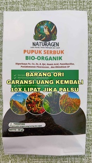 1 Pcs Bio organik Naturagen PROMO GARANSI ORI Pupuk Jagung Pupuk Padi Pupuk sawit pupuk cabai pupuk tebu pupuk kedelai pupuk bawang merah pupuk naturagen untuk padi pupuk pelebat buah pupuk semua tanaman pupuk organik pupuk serbuk pupuk cair pupuk ori