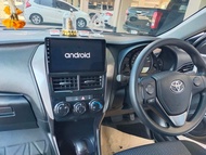จอตรงรุ่น9นิ้ง Toyota Yaris ative แอร์หมุน
