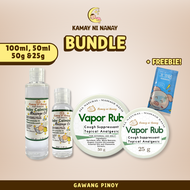 Kamay Ni Nanay vapor rub and calming oil combo pack with cooling patch, Baby massage oil, Baby Oil, 