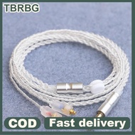 null HiFi Earphone Upgrade Cable MMCX 3.5mm 1.2m Silver Plated Core Cable For Sennheiser IE200/IE300