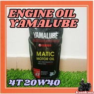 YAMALUBE ENGINE OIL MINYAK HITAM 4T 20W40 SEMI SYNTHETIC 0.8 LITRE 4 STROKE MATIC MOTOR OIL UNIVERSA