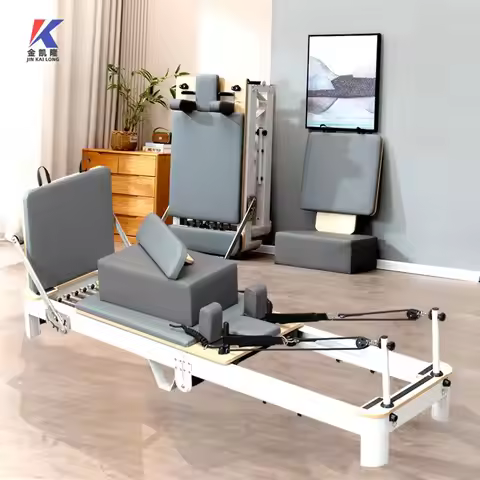 Pilates Equipment Aluminum Alloy Folding Core Bed Yoga Gym Multifunctional Folding Aluminum Alloy Yo