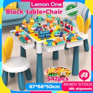 【FAST DELIVERY】Building Block Table For Kids Multifunctional Building Block Learning Kids Table Meja