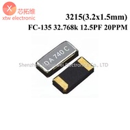 10Pcs/lot FC-135 3215 32.768K 32.768KHZ passive surface mount crystal oscillator clock crystal 3.2x1