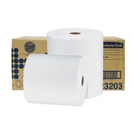 กระดาษเช็ดเอนกประสงค์ แบบม้วนใหญ่  WYPALL L20 Preforated Jumbo Roll Wipers White By Kimberly-Clark Professional ( ขายยกลัง )