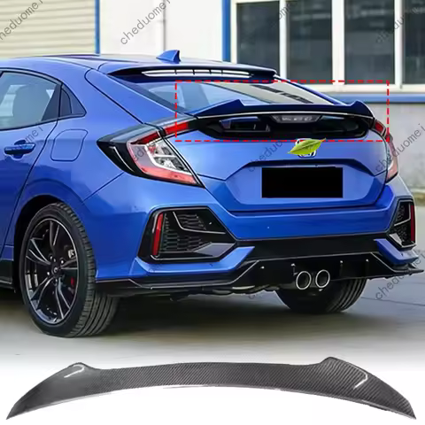 Suitable For Honda Civic 10th Gen Hatchback FK7 FK8 Car Blade Style Rear Spoiler Wing Modification A