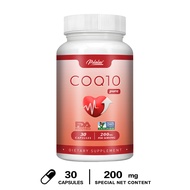 Pslalae COQ10 Coenzym Q10 200mg Ăn chay Tăng cường sức khỏe tim mạch Sức khỏe tim mạch Cung cấp năng
